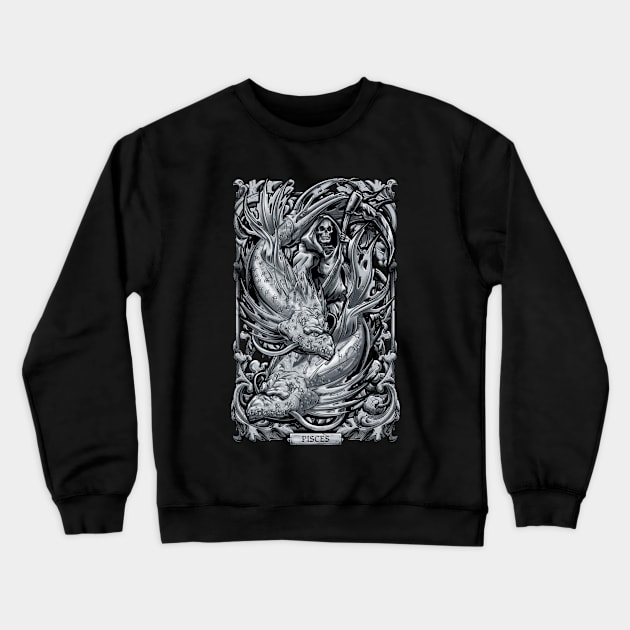 Pisces Crewneck Sweatshirt by Chack Loon